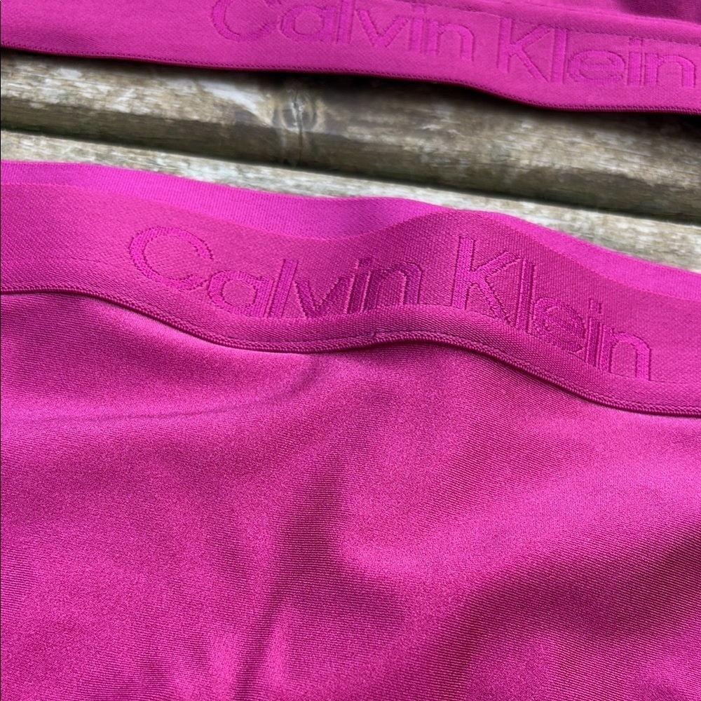 NWT Calvin Klein Fuchsia Bikini Set size L - Picture 5 of 14